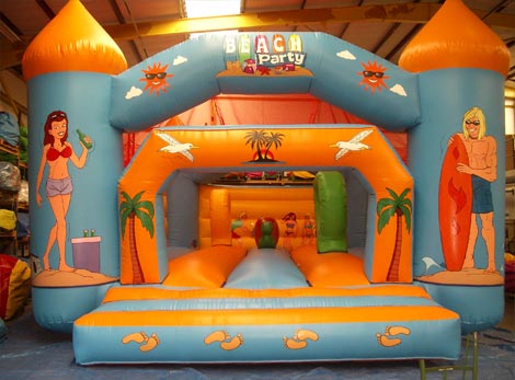 Beach Party Bouncy Castle for hire Brisbane