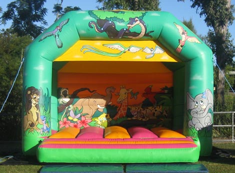 Jungle Fever Jumping Castle for hire Brisbane