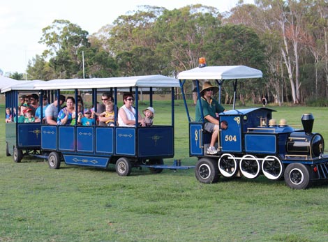 Trackless Train for hire Brisbane