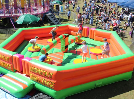 Wipeout Challenge ride for hire Brisbane
