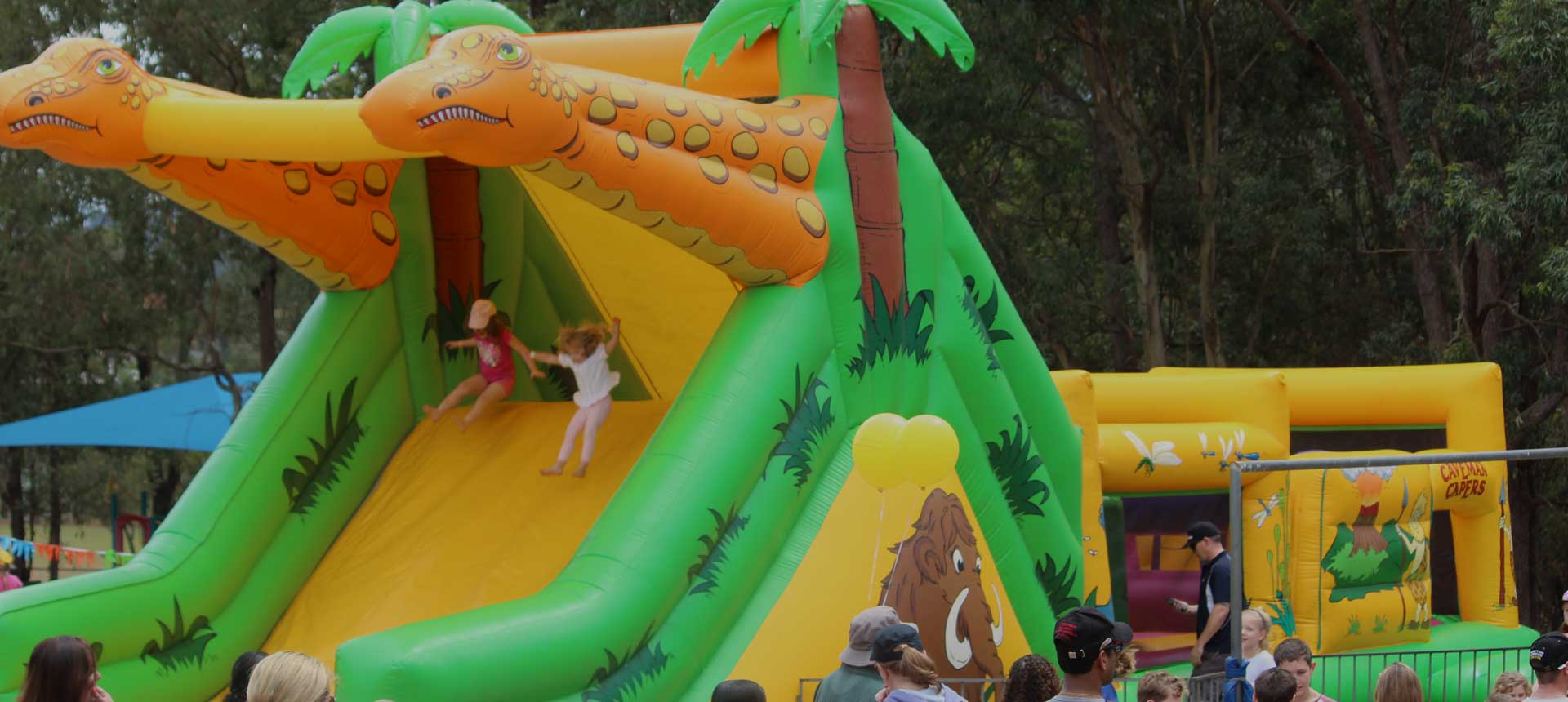 Jubilee Entertainment Caveman Capers for hire Brisbane