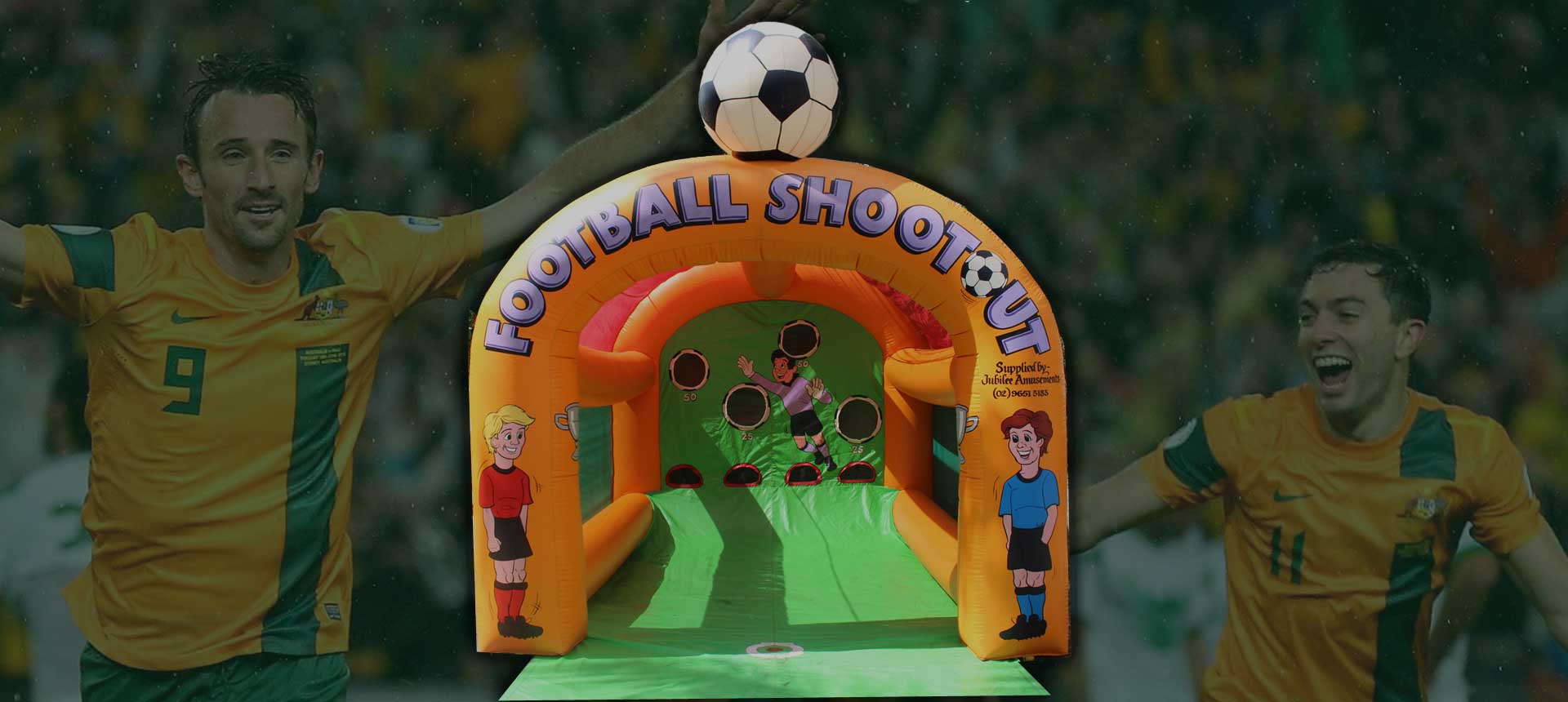 Jubilee Entertainment Football Shootout for hire Brisbane