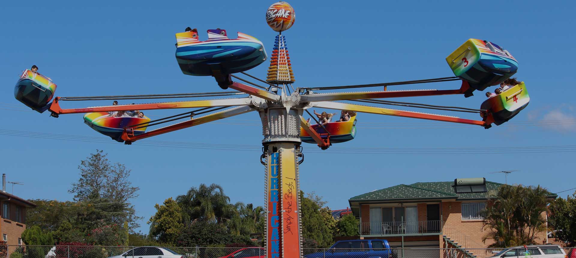 Jubilee Entertainment Hurricane Ride for hire Brisbane