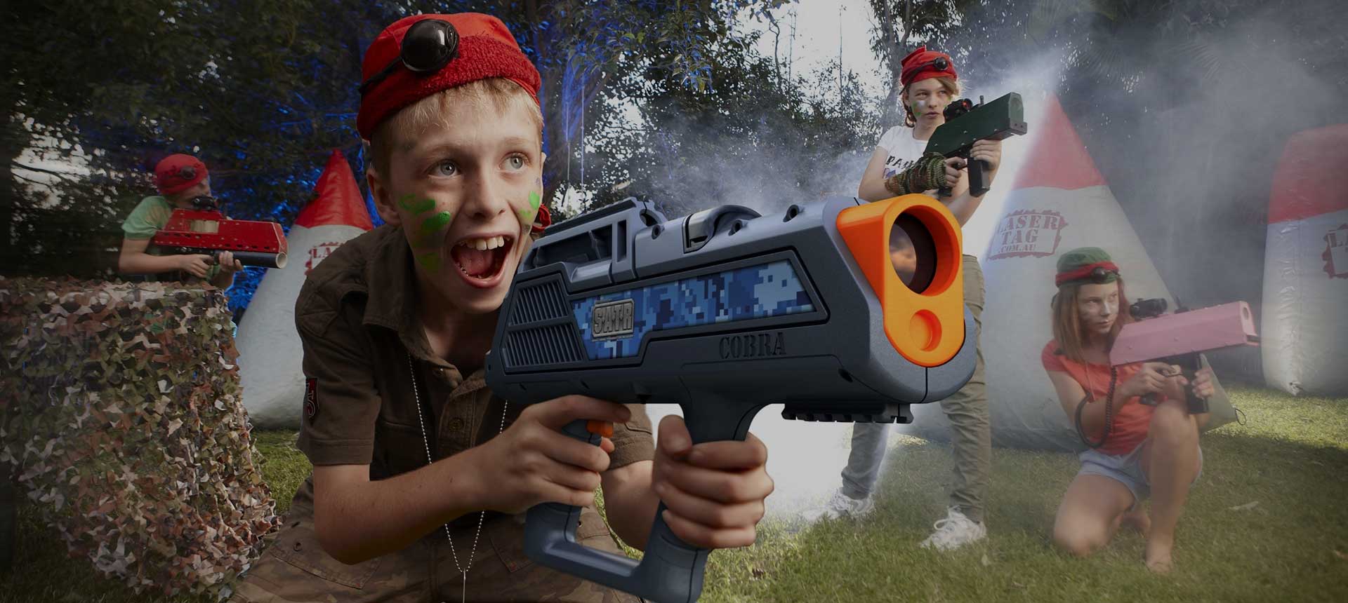 Jubilee Entertainment Mobile Laser Skirmish for hire Brisbane