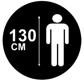 Super Trooper Minimum rider height 130cm