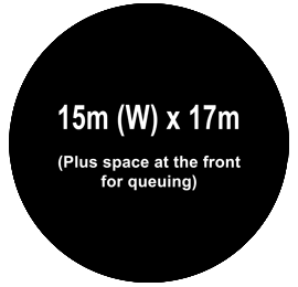 Alien Invader Maze dimensions