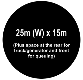 Mega Dodgem Cars size